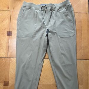 VRST Pants Mens XL Tan 4 Way Stretch Joggers Limitless Slim Fit Golf